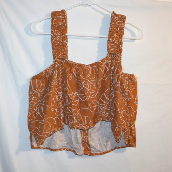 Sadie & Sage Orange Crop Top - Picture 6 of 9